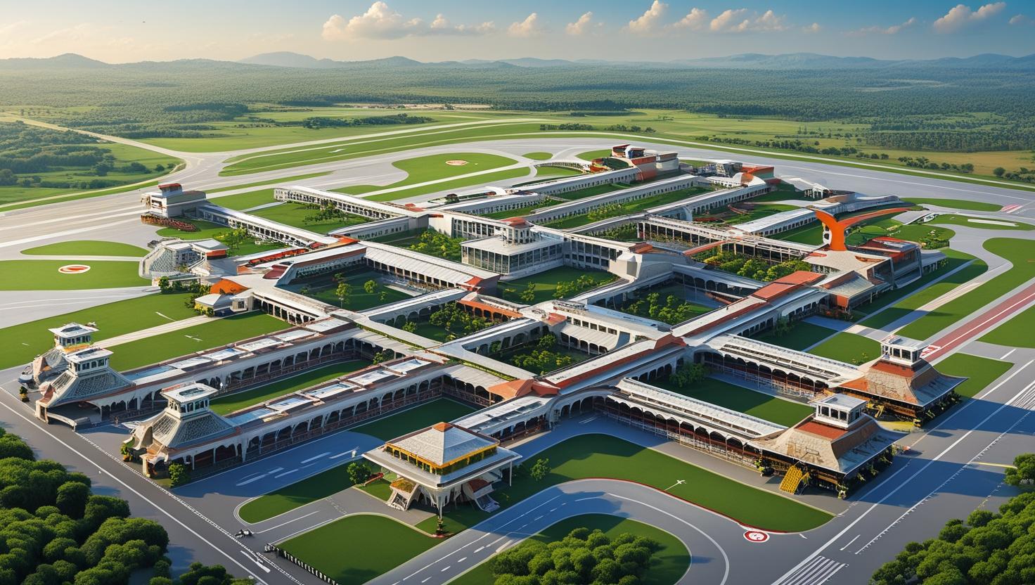 India’s 10 Biggest Airports by Area 2025 Update