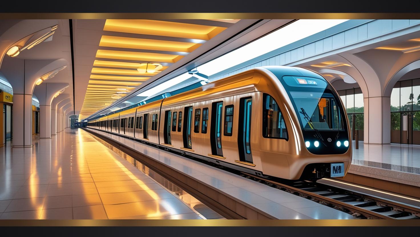Golden Line Metro Set to Connect IGI to Tughlakabad by 2026
