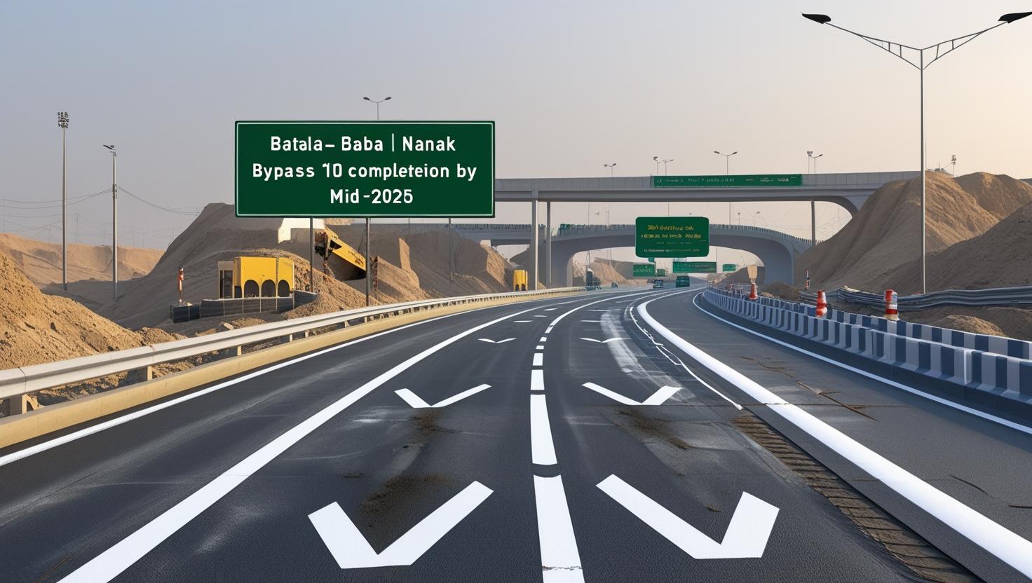 Batala–Dera Baba Nanak Bypass Set for Completion by Mid-2025
